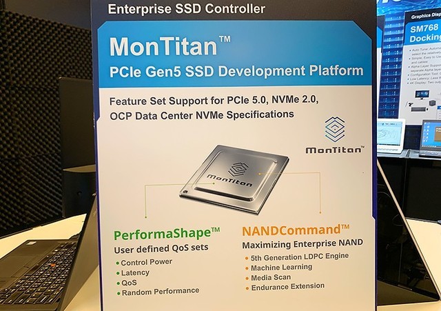 2023 COMPUTEX：SMI现场实测MonTitan Gen5企业级SSD
