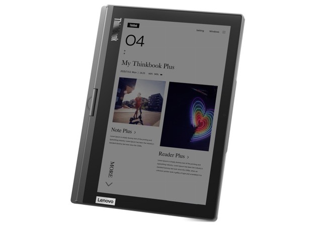 OLED+彩色墨水屏 ThinkBook Plus Twist全球首款翻转双屏笔记本开售