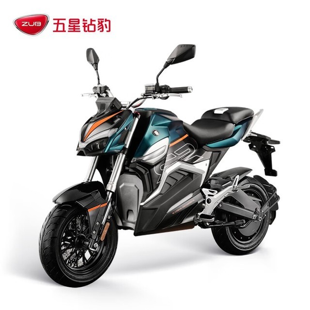 手慢無五星鑽豹電動車高速電動摩托車72v35ah實付4999元