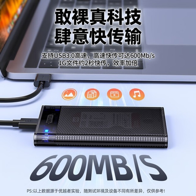 ޡٿ촫ɴ600Mb/s     Խ2.5ӢƶӲ̺н53Ԫ