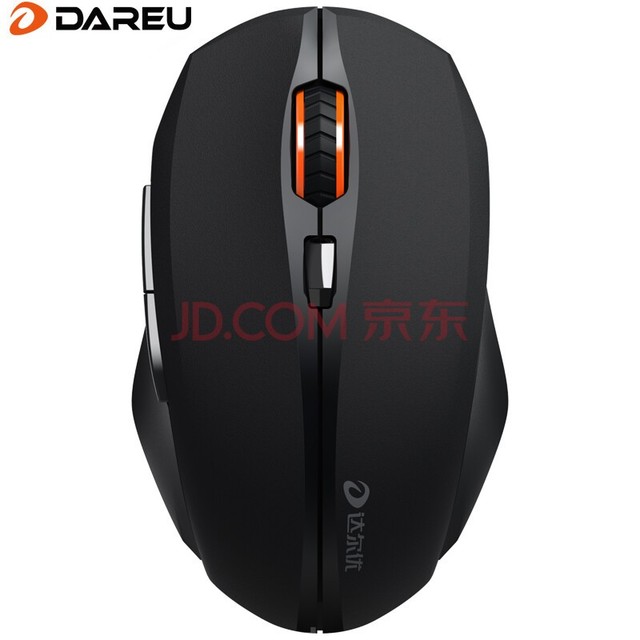 达尔优(dareu) LM116G 鼠标 无线鼠标 办公鼠标 笔记本电脑鼠标 便捷鼠标 黑色