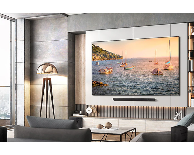 观赏未来式：三星电视Q80Z新品上市，98英寸大屏构筑沉浸式家庭影院