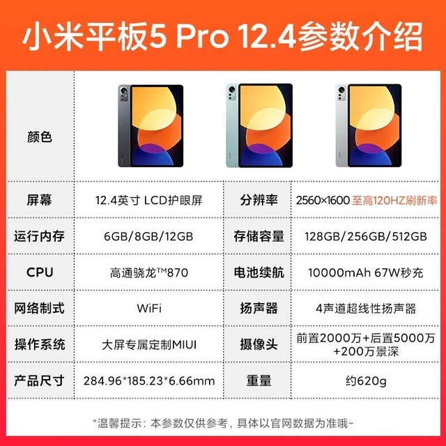 【手慢无】USB 3.2外接投屏+10000毫安大电池!小米平板5 Pro限时特惠350元
