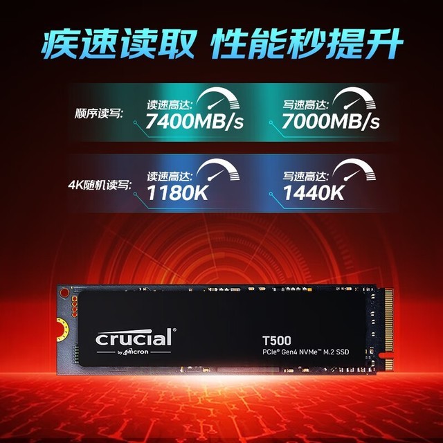 ޡPCIe 4.0*4 ܣӢPro T500̬Ӳ2TBֽ829Ԫ