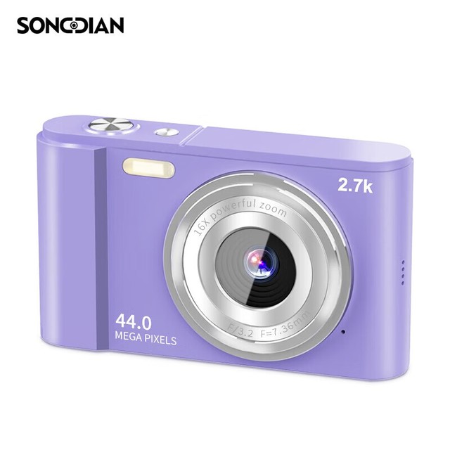 【手慢无】松典数码学生相机 便携高清 入门级 照相机 429元