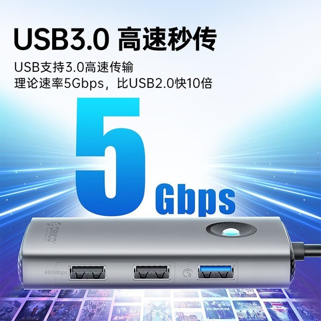 【手慢无】5合1 Type-C扩展坞仅49.9元
