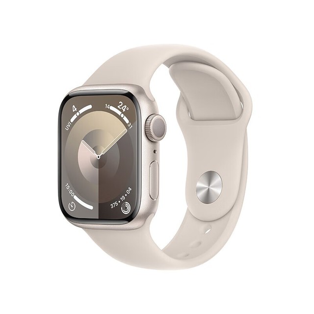 ޡApple Watch Series 9 ֱ GPS 41mm ǹɫ 𽺱 S/M