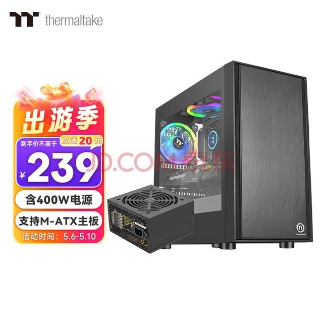 ThermaltakeTtF1 Դװ̨ʽ400WԴ/֧M-ATX/ֱ֧/͸/U3