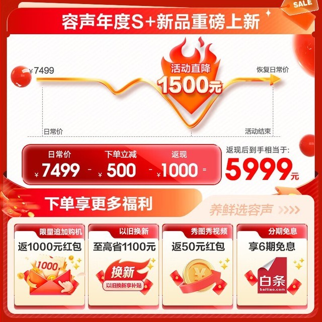 【手慢无】容声除菌净味冰箱4549元抢购！