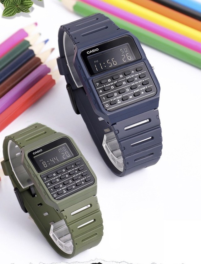 手慢无卡西欧复古多功能计算器电子表159元