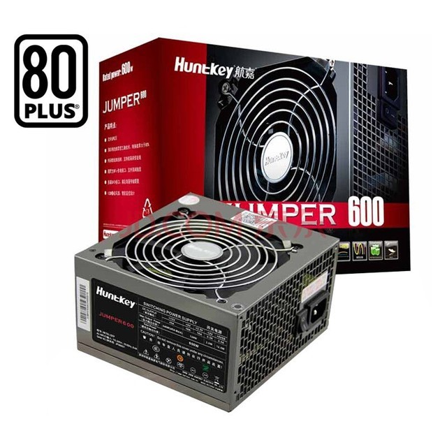 ΣHuntkey600W JUMPER600ԵԴ80PLUS/·45A/PFC/˫/ȫѹ/ߣ