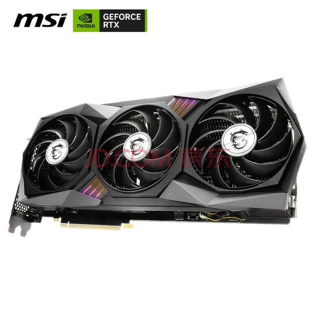 微星（MSI）魔龙Z GeForce RTX 3060 GAMING Z TRIO 12G 超频版 旗舰款 电竞游戏设计专业电脑显卡