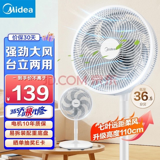 ģMidea ÷ ʽǿ ήѭȻС ̨ʽ/ңؿѡ 7Ҷ̨áƷ