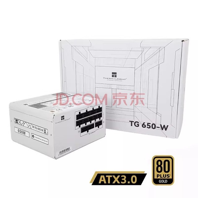 Thermalright()  650W TR-TG650-W ȫģ  ȫϵ14CMСATX3.0Դ 80PLUS֤