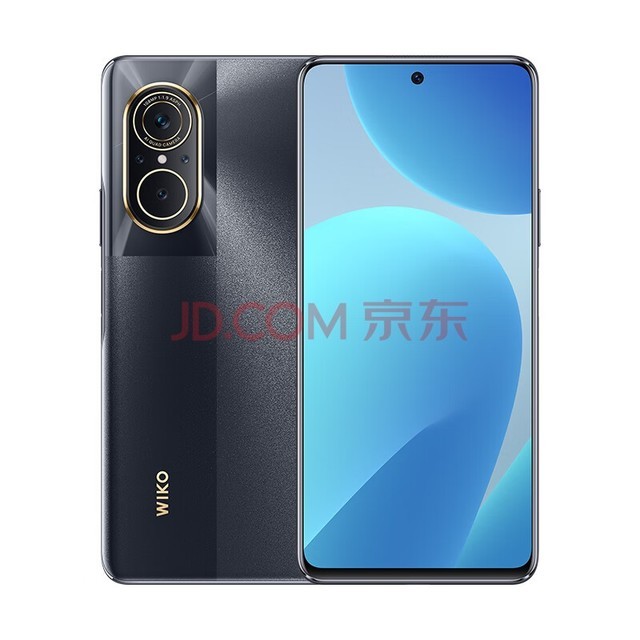  WIKO 5G Hongmeng ecological mobile phone, 100 million images, all-around, four shot, 66W, super fast charging, 8+256GB, obsidian Huawei smart phone