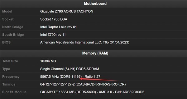 7999ԪļZ790巢 DDR5ڴ泬Ƶ11136MHz