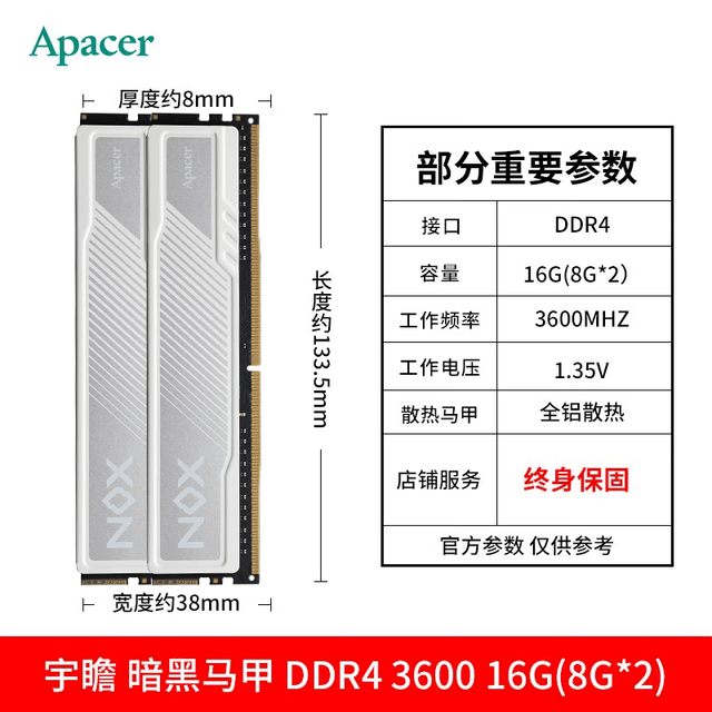 ޡհDDR4 3600̨ʽڴ235Ԫ