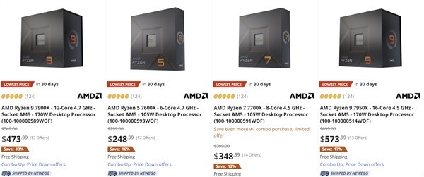 AMD蚌埠住了！Zen4锐龙7000全球大降价