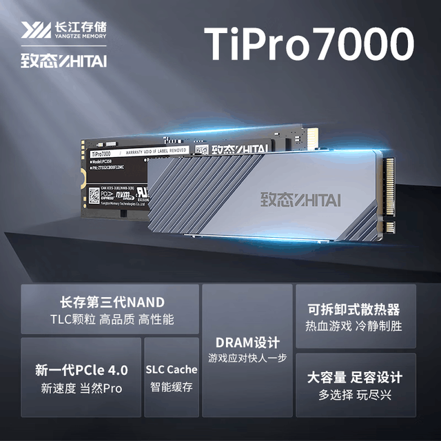 长江 2TB 固态硬盘打五折，这款致态 TiPro7000 全是顶级技术