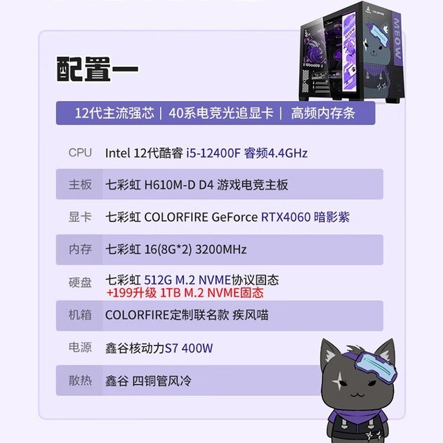 ޡ߲ʺIntel i5 12400F/RTX4060/4060TiϷʱ