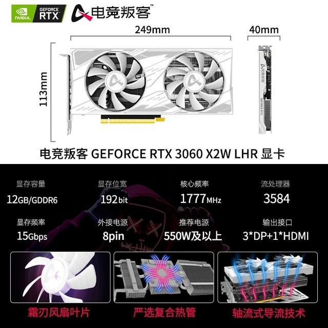 ޡAX羺ѿƳRTX 3060 X2W 12GԿʱŻ1999Ԫ