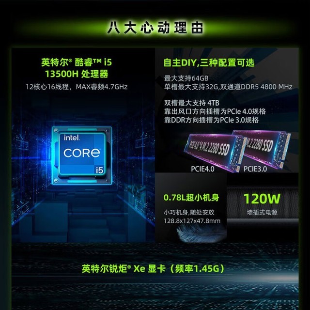 �������ޡ�Ӣ�ض�13�����i5 mini���� 2299Ԫ������Ħ�� K7��������