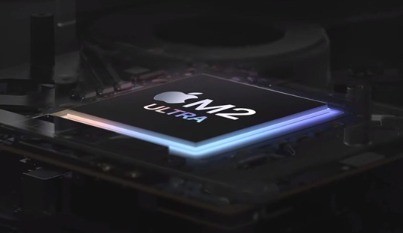 苹果M2 Ultra发布：100核 比英特尔强7倍
