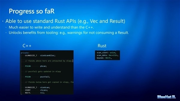 性能提升！微软重写Win11内核，使用Rust语言取代C++