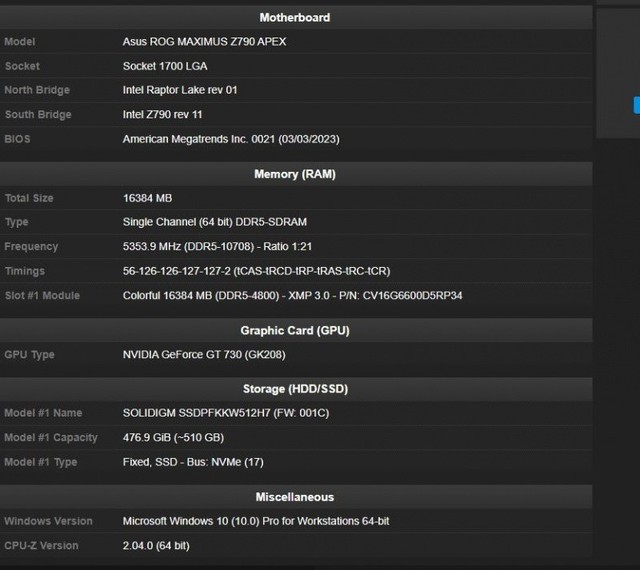 ߲ʺƳ32GB CVN ICICLE DDR5-6600ڴװɳƵ10708 MT/s