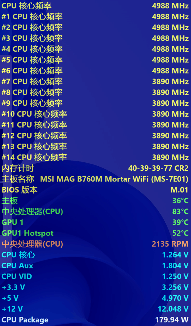 DIY小技巧21：微星B760主板13600K降压教程 CPU温度暴降25℃