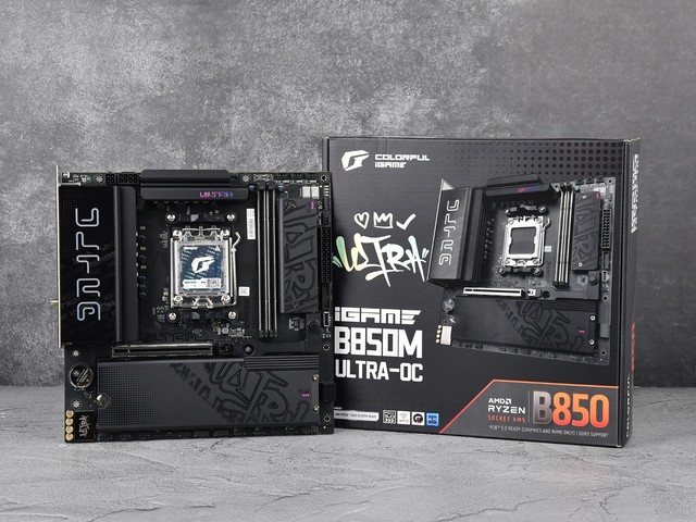 七彩虹iGame B850M ULTRA-OC V14主板评测 嘻哈潮酷 干元级X3D超频黑马