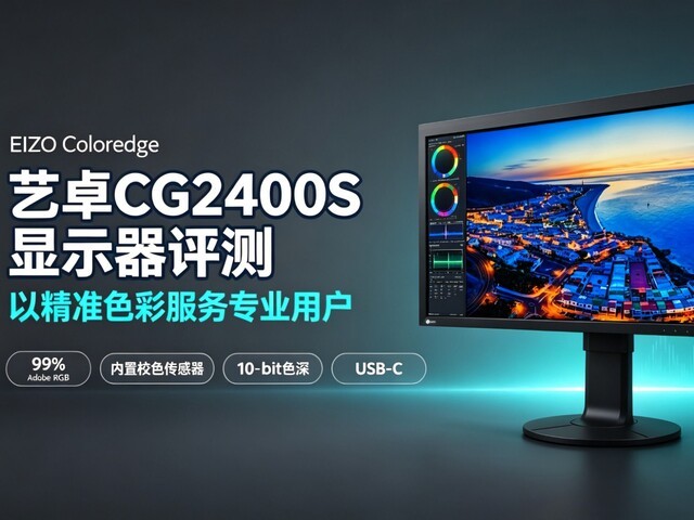 艺卓CG2400S显示器评测:以精准色彩服务专业用户