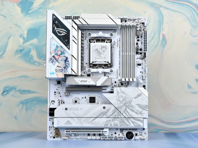 华硕ROG B850吹雪S NEO评测 二次元白色主板还得看吹雪