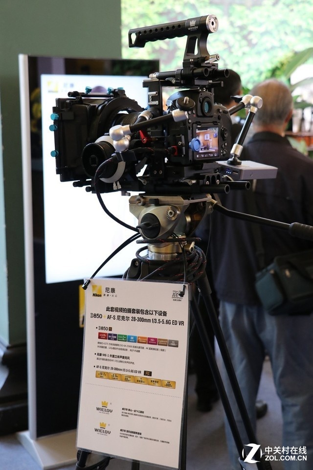 尼康展示专业视频解决方案，搭配D850进行拍摄