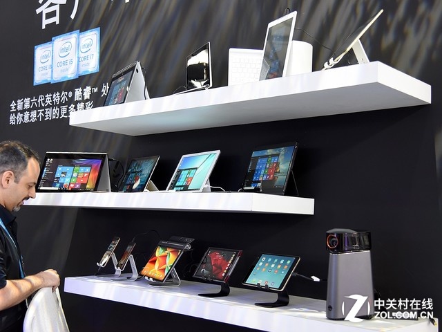 各大pc电脑齐荟萃cesasia英特尔展台