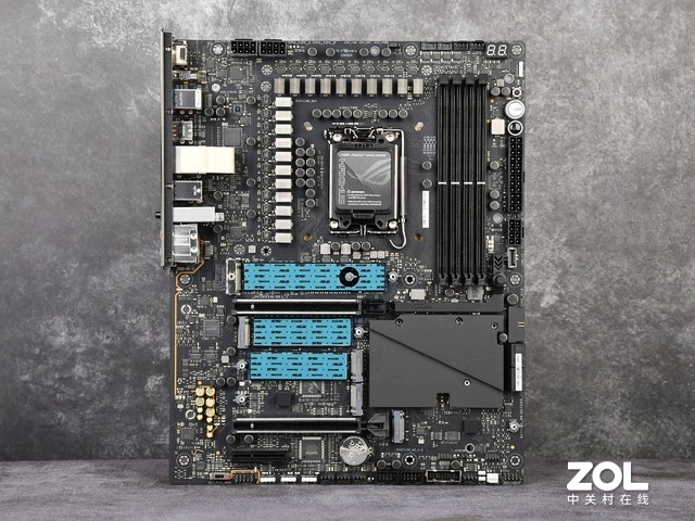 供电怪兽华硕rogmaximusz790darkhero主板图赏