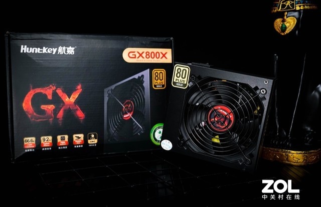 航嘉GX800X电源图赏 大功率金牌