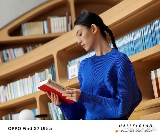 哈苏味浓厚的专业人像,OPPO Find X7 Ultra小姐姐组图赏析