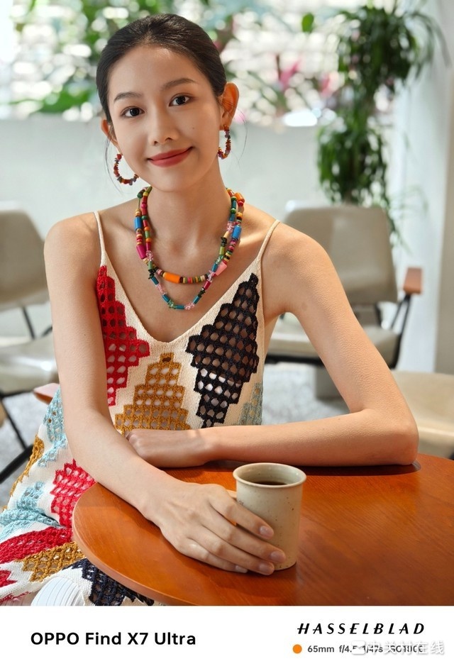哈苏味浓厚的专业人像,OPPO Find X7 Ultra小姐姐组图赏析