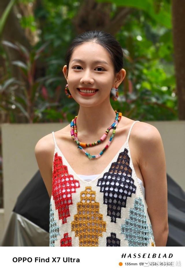 哈苏味浓厚的专业人像,OPPO Find X7 Ultra小姐姐组图赏析