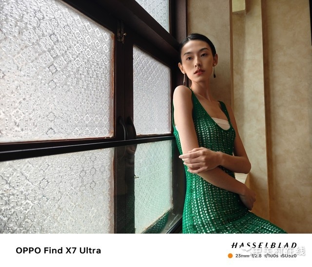 哈苏味浓厚的专业人像,OPPO Find X7 Ultra小姐姐组图赏析