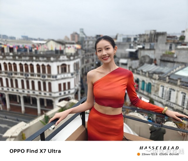 哈苏味浓厚的专业人像,OPPO Find X7 Ultra小姐姐组图赏析