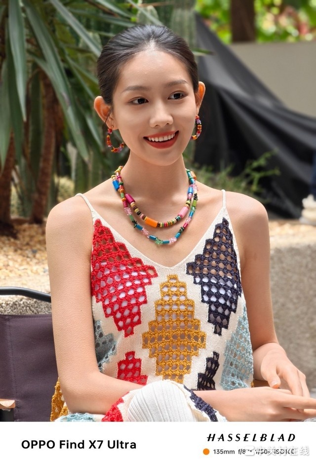 哈苏味浓厚的专业人像,OPPO Find X7 Ultra小姐姐组图赏析