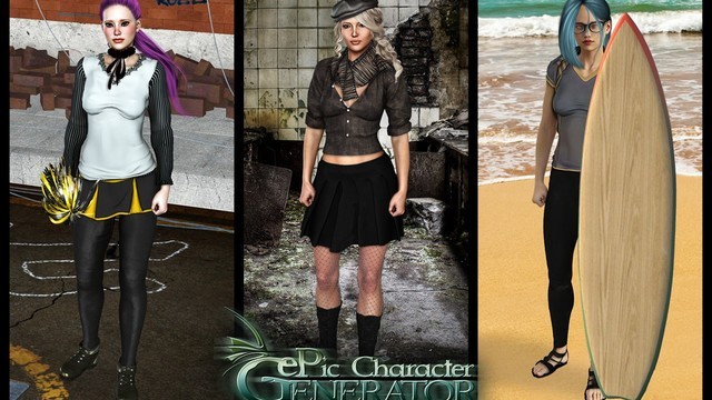 ePic Character Generator - Season #2: Female Modern #2