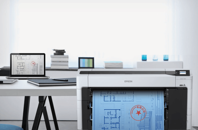 "蓝图红章"等功能快速变化的高标准不断冲击着大幅面喷墨打印市场