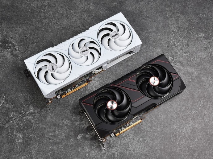 蓝宝石RX 9070 GRE 12G 脉动/极地版图赏