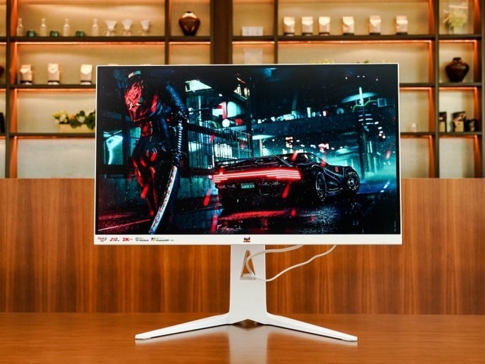 优派VX27G81J-2K-W 焕新升级的纯白花嫁