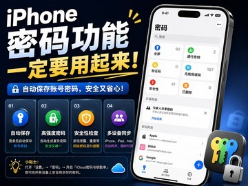 iPhone里的密码功能很强大，但很多人却不会用