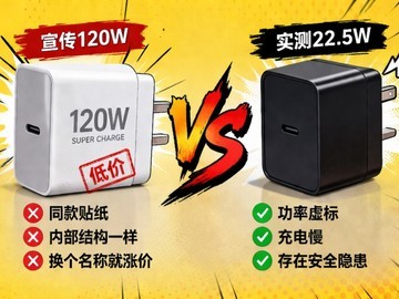 “120W”竟是商标？！一场充电器乱象背后的认知盲区