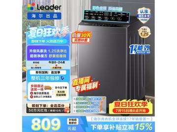 Leader海尔10kg波轮洗衣机低至797元